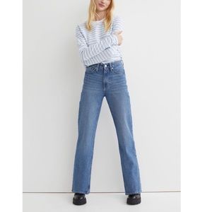 H&M LOOSE STRAIGHT HIGH JEANS